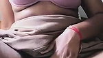 Sexy girl showing her pussy