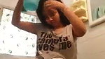 Sexy girl undress  bathing