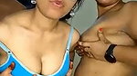 Two bhabhi give Blowjob  enjoying