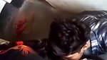 Boyfriend suck his gf boob