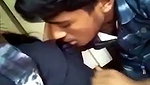 Boyfriend suck his gf boob