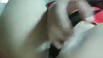 Hot aunty using brinjal to drill her pussy