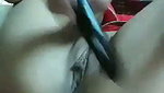 Hot aunty using brinjal to drill her pussy