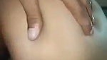 Hot girlfriend riding from back side