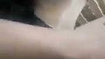 Beautiful girl showing her sexy boob