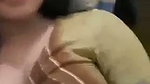 Beautiful girl showing her sexy boob