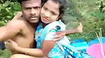 Boyfriend fuck his gf in jungle
