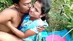 Boyfriend fuck his gf in jungle