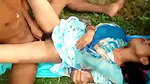 Boyfriend fuck his gf in jungle