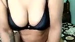 Hot aunty riding lover dick