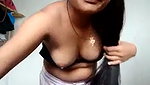 Husband  wife showing  enjoying
