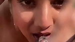 Mumbai model giving deeply Blowjob to lover