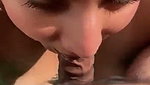 Mumbai model giving deeply Blowjob to lover