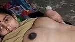 Neha aunty showing her black nipple  pussy
