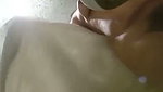Beautiful girl after bath showing her figure