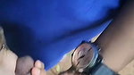 Girlfriend give Handjob to bf dick