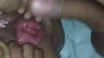 Girlfriend pissing when boyfriend drilling her pussy