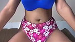 Hot anu riding her lover dick