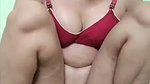 Sexy bhabhi drilling her pussy with big long brinjal