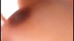 Sexy girl showing her boobs while fucking