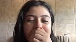 Sexy hot delhi girl taking shower in hotel room  showing