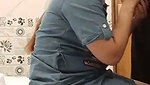 Sexy housewife give Blowjob to husband friend
