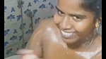 Desi aunty shower show with face