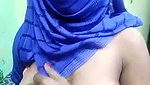 Beautiful girl showing  pressing her hot boob