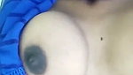 Beautiful girl showing her huge boobs  talking