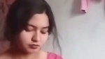 Beautiful hot girl showing her pussy while wearing saree on vc