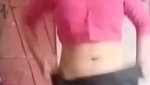Beautiful hot girl showing her pussy while wearing saree on vc