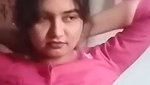 Beautiful hot girlfriend show her boobs  wearing saree on video call