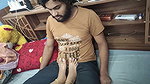 Foot Job with Ball Busting
