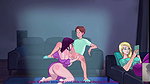 LESBIAN STEP-MOM WAS SURPRISED! I FUCKED HER IN FRONT OF HER LOVER!