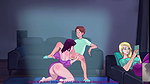 LESBIAN STEP-MOM WAS SURPRISED! I FUCKED HER IN FRONT OF HER LOVER!