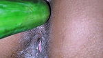 Pooja put a bottle in wife’s pussy, inserted cucumber in her ass, pussy and ass exploded