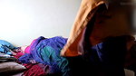 Sexy Big Tits Indian Wife in Saree Blindfolded Hands Tied and Tricked by Stranger Pussy Fingered & Sucked His Cock