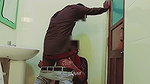 Boss had sex inside the office bathroom with Hot Milf