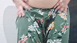 First Time Young Indian Girl Live on Firlty Bathroom