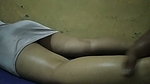 Massage Young Woman with Beautiful Body While Her Husband Is Away