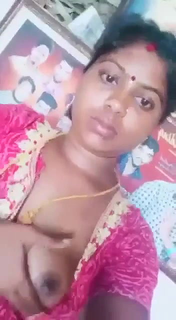 Tamil wife milk boobs topless viral clip
