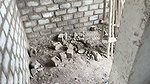 Outdoor sex in under construction building with cute girl, tight pussy sex