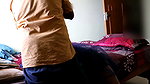 Sexy Big Tits Indian Wife in Saree Blindfolded Hands Tied and Tricked by Stranger Pussy Fingered & Sucked His Cock