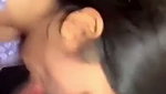 Beautiful cute girl showing her pink pussy  rubing