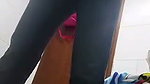 Beautiful girl Changing her bra  panty