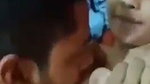 Boyfriend licking pussy  press boobs of beautiful girlfriend