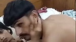 Husband enjoying with her wife in hotel room