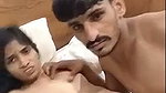 Husband enjoying with her wife in hotel room