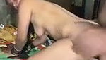 Husband fuck hard in wife in Doggy position  moan