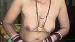 Village aunty showing her boobs rubing her pussy  show asshole